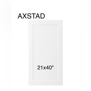 IKEA AXSTAD 21x40" door matt white 404.260.77